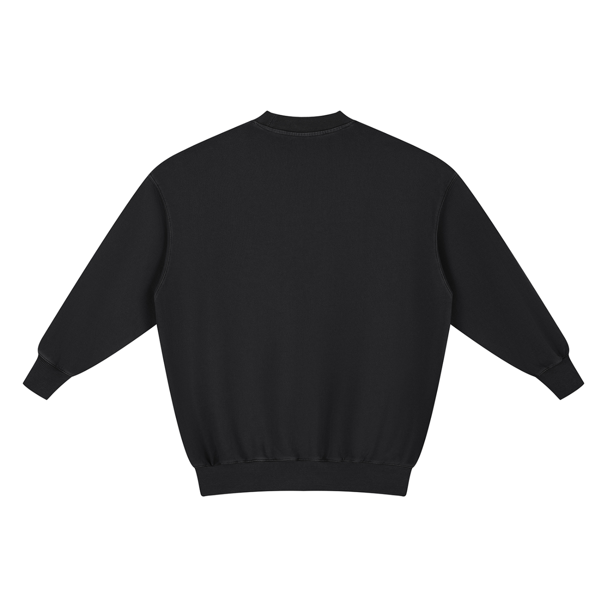 Women's Vintage Wash Pullover in black, alternate angle