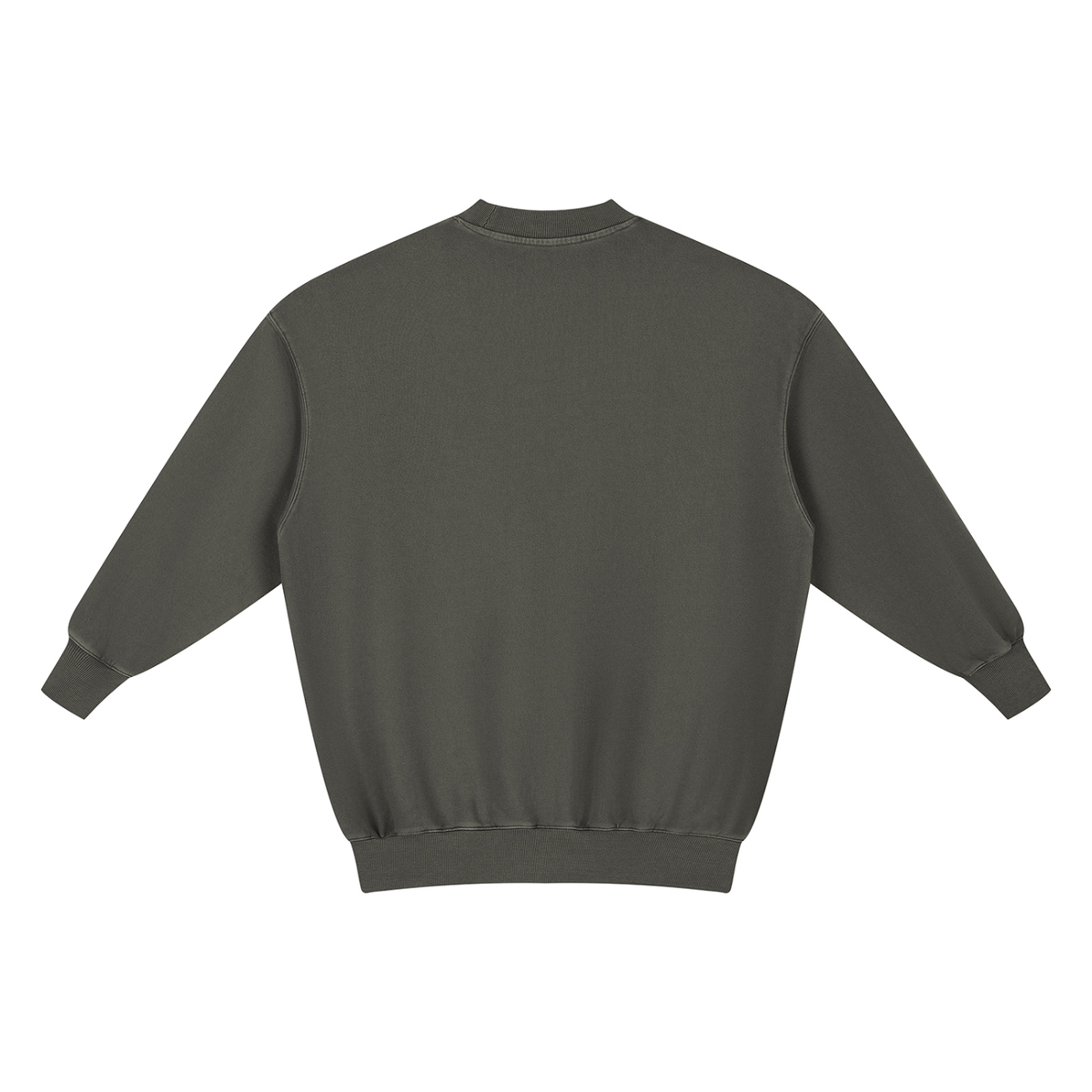 Women's Vintage Wash Pullover in dark gray, alternate angle