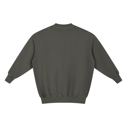 Women's Vintage Wash Pullover in dark gray, alternate angle