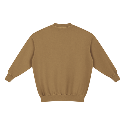 Women's Vintage Wash Pullover in khaki, alternate angle