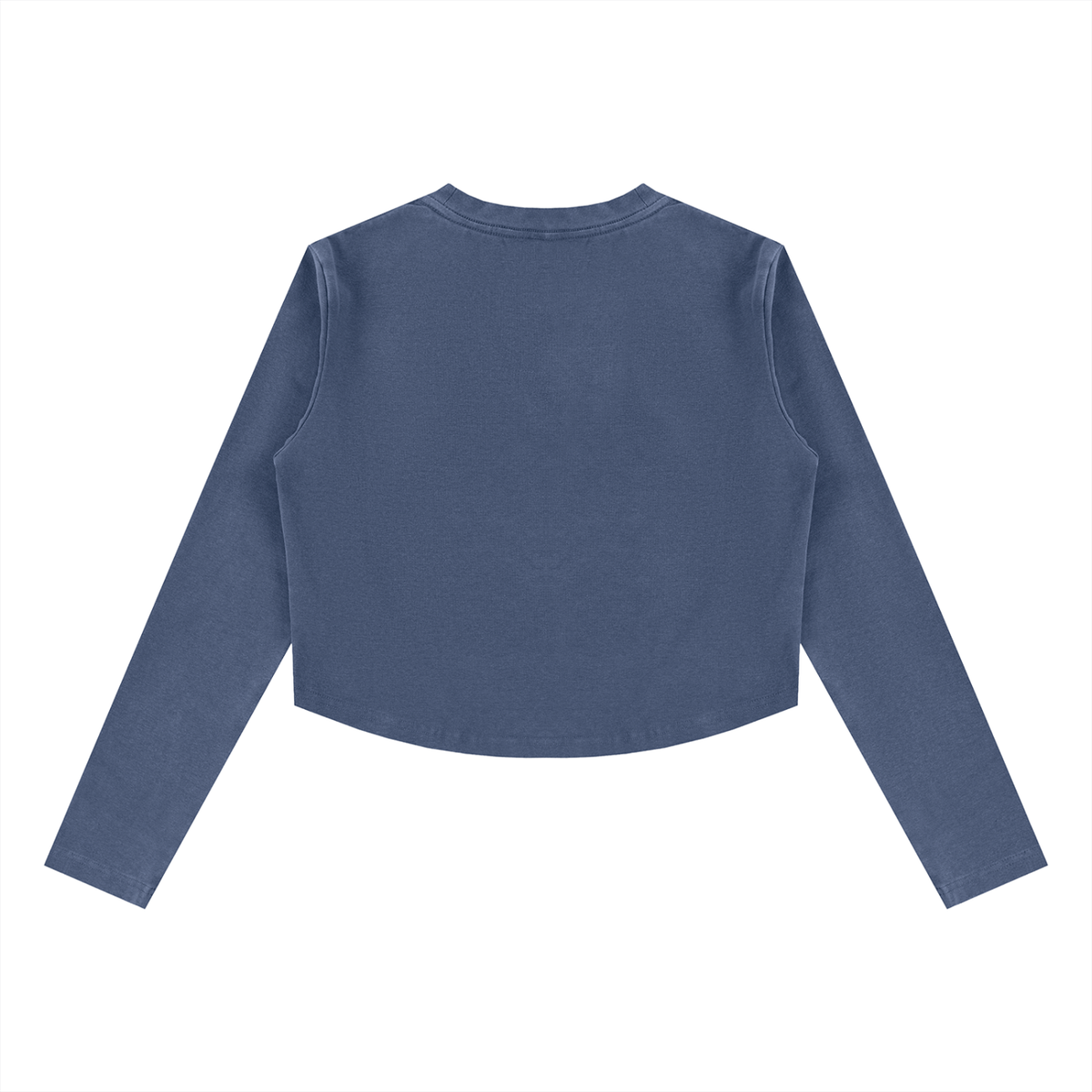 Women's Vintage Wash Slim T-Shirt in washed blue, alternate angle