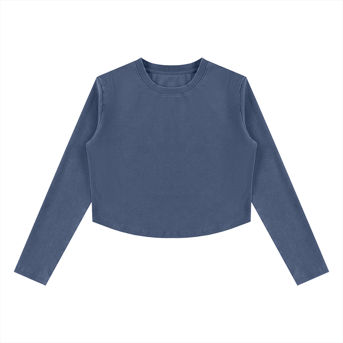 Women's Vintage Wash Slim T-Shirt in washed blue