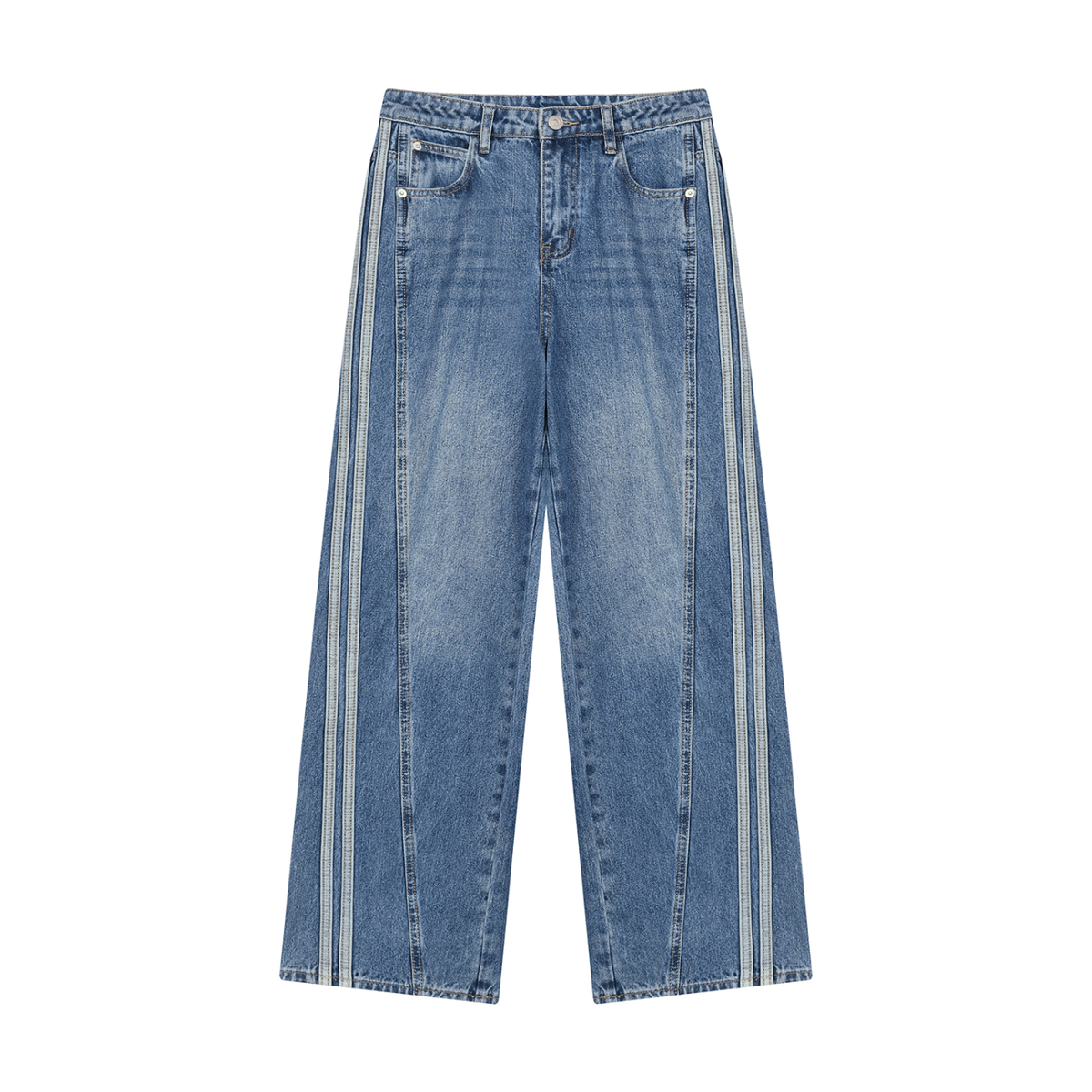 Women's Wide Leg Denim Jeans in jeans blue
