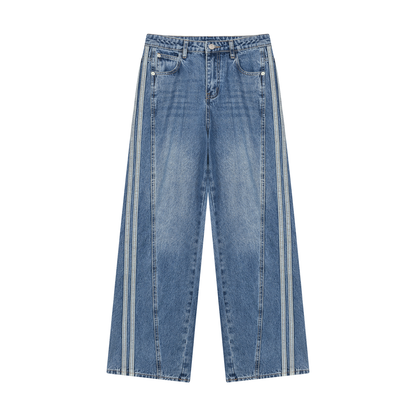 Women's Wide Leg Denim Jeans in jeans blue