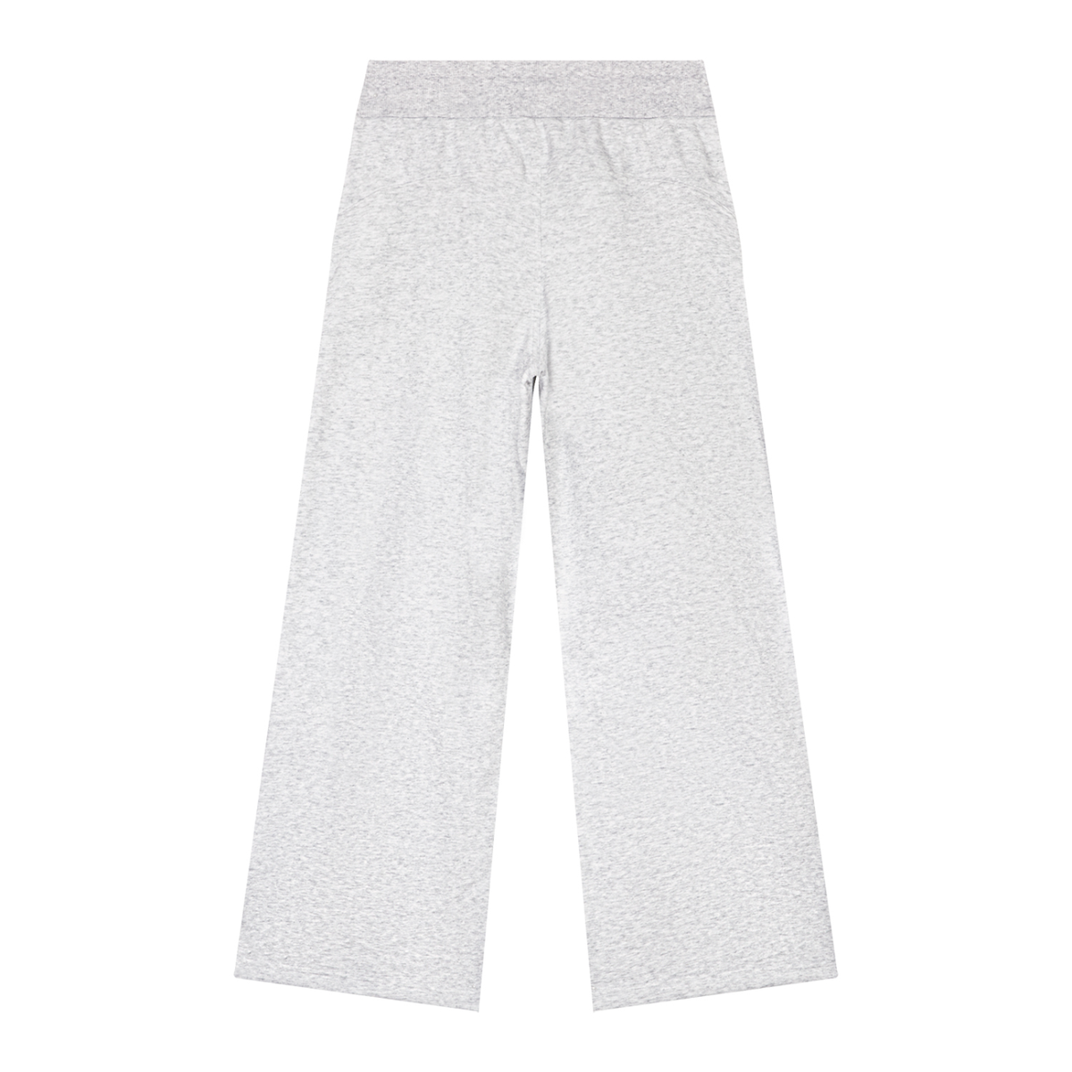 Women's Wide Leg Fleece Sweatpants in cold gray, alternate angle