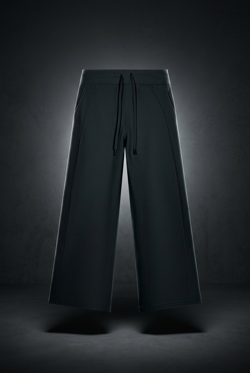 Women's Wide Leg Fleece Sweatpants, view 1