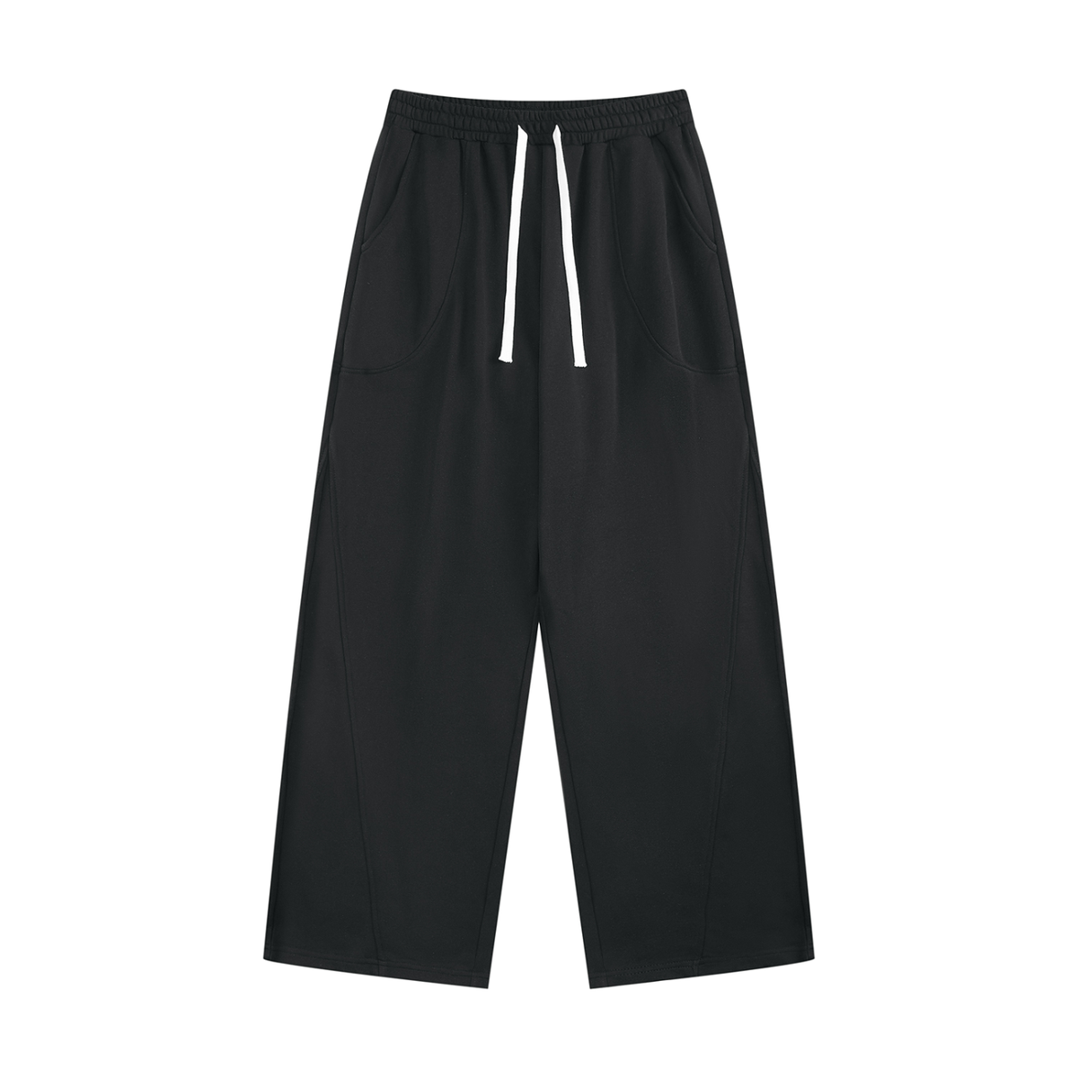 Women's Wide Leg Sweatpants in black