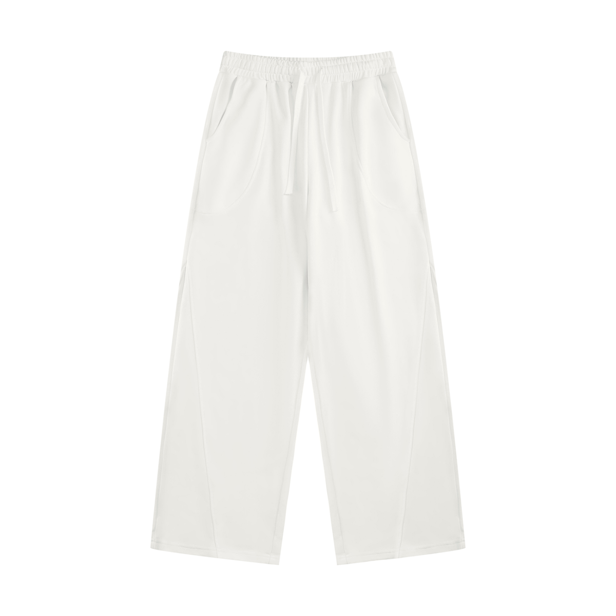 Women's Wide Leg Sweatpants in white