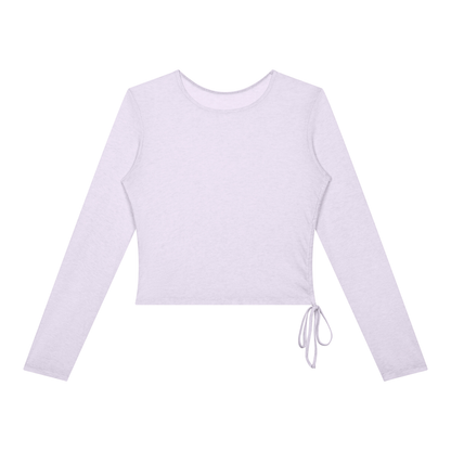 Women's Yoga Cover Up Tops in light purple