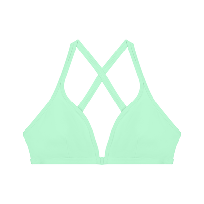 Women's Yoga Sports Bra in mint green