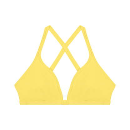 Women's Yoga Sports Bra in yellow