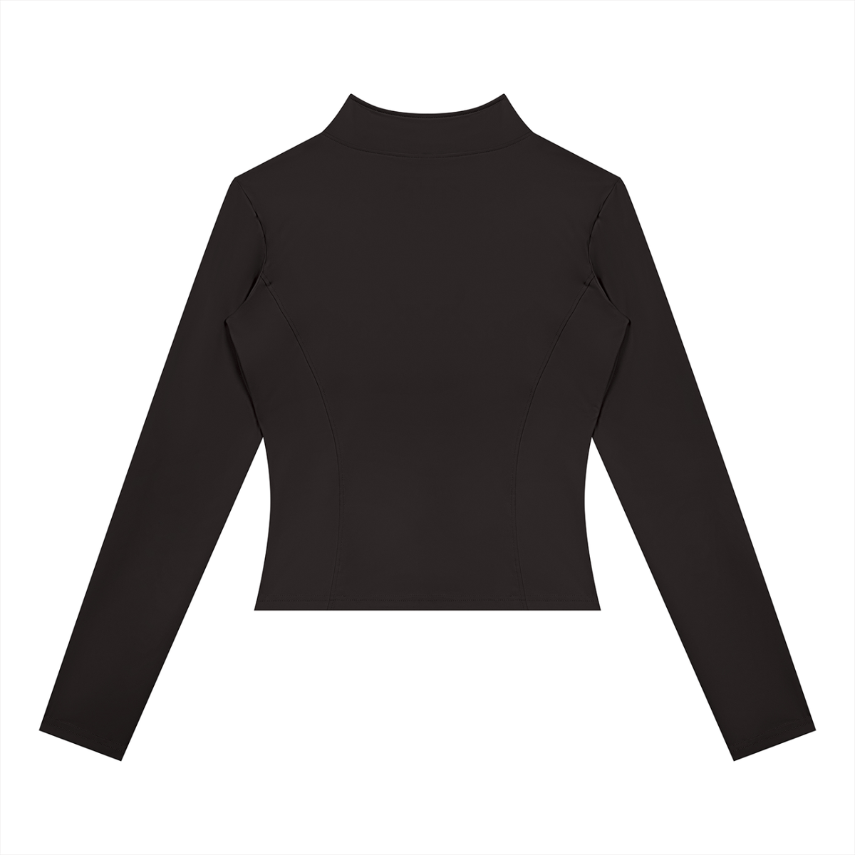 Women's Yoga Sports Full Zip Jacket in black, alternate angle