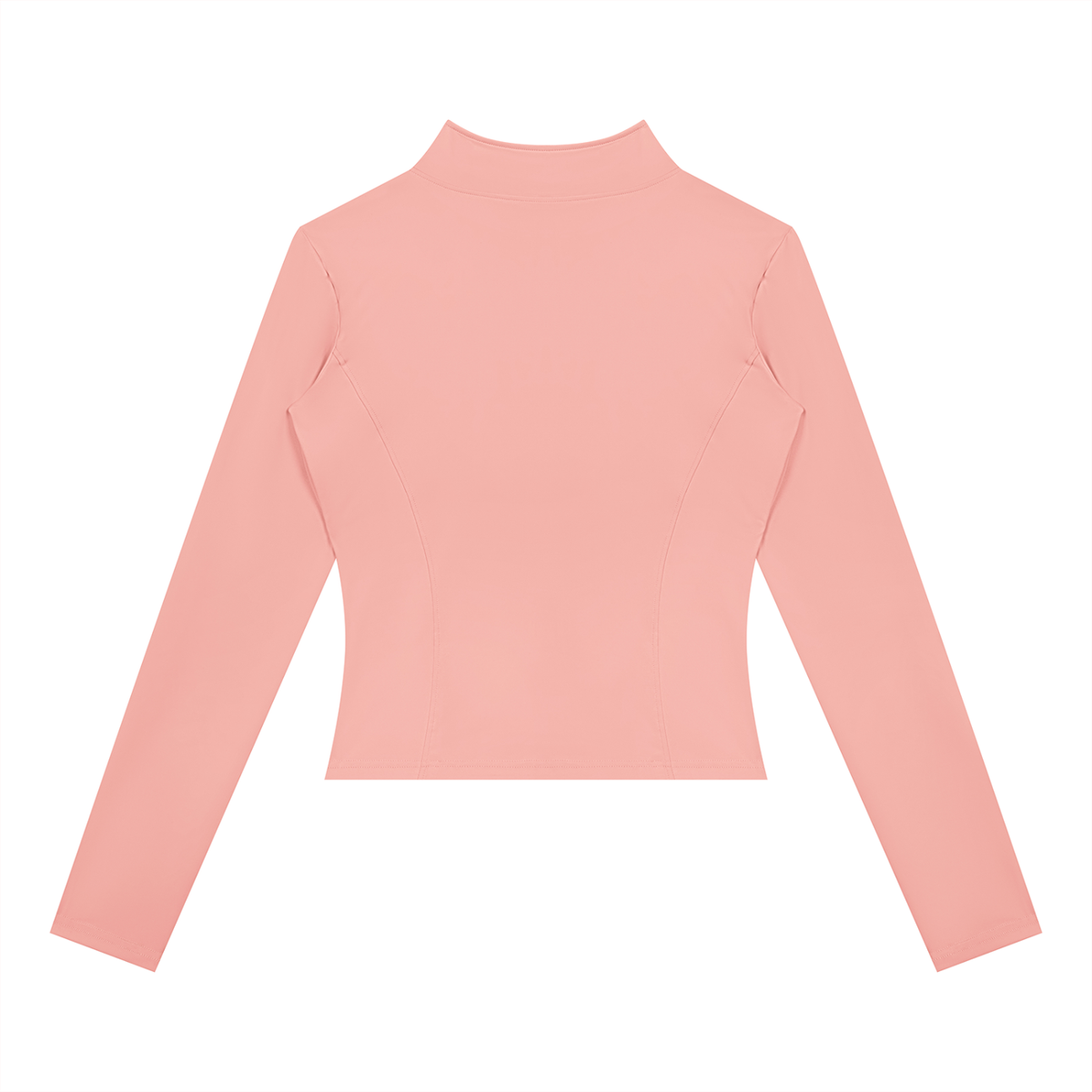 Women's Yoga Sports Full Zip Jacket in peach blossom, alternate angle