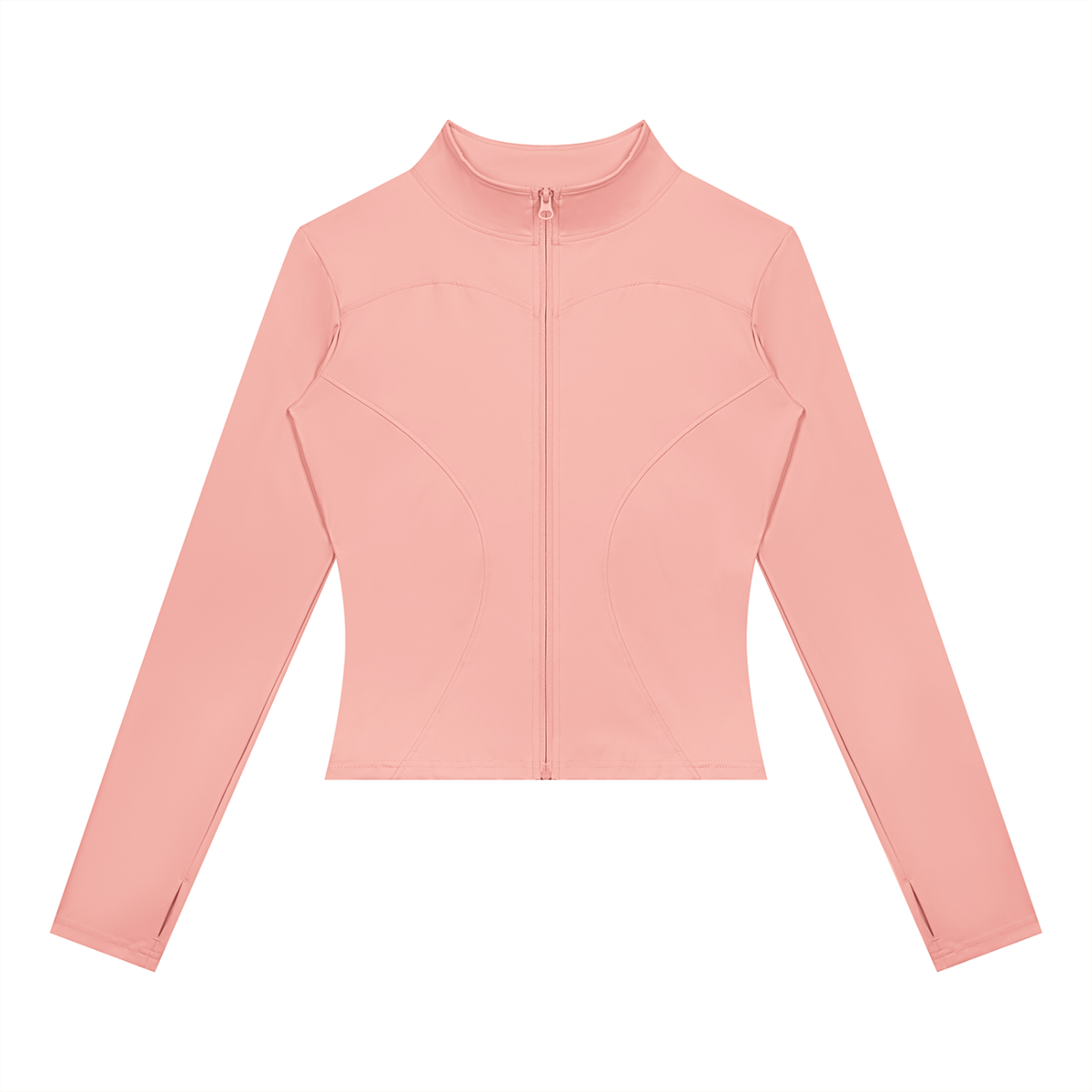 Women's Yoga Sports Full Zip Jacket in peach blossom