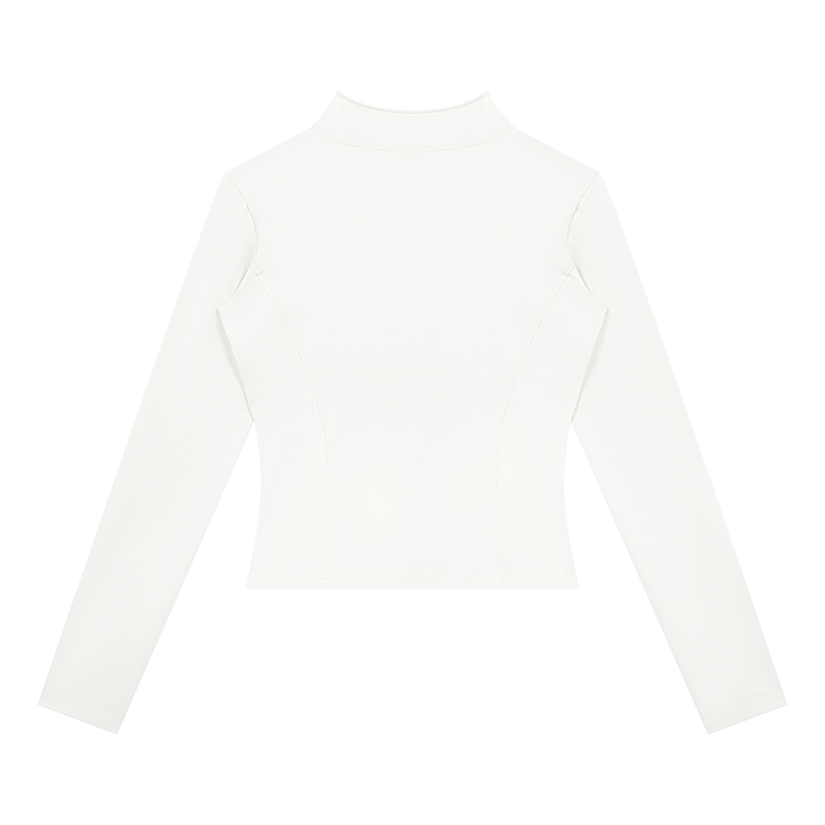Women's Yoga Sports Full Zip Jacket in white, alternate angle