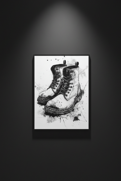 Worn in Silence, fine art paper print