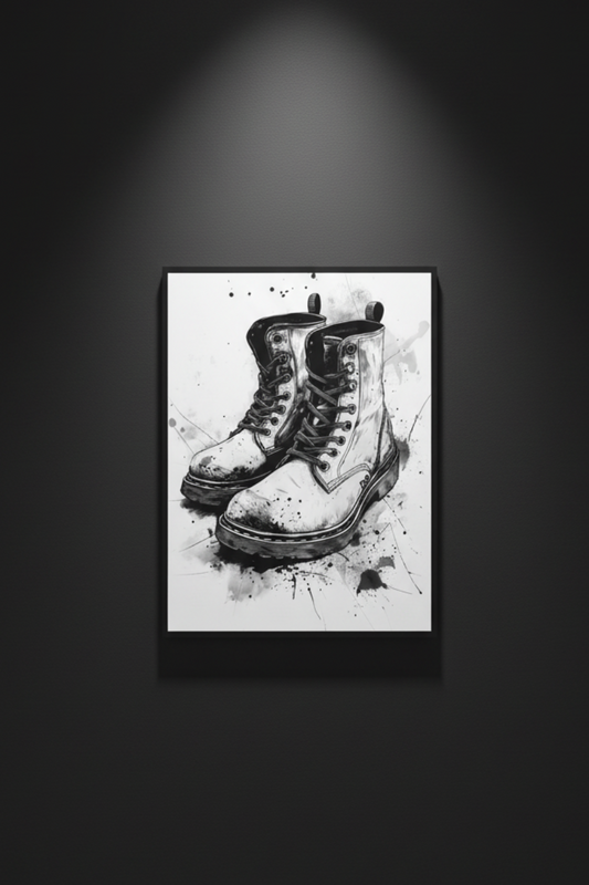 Worn in Silence, fine art paper print
